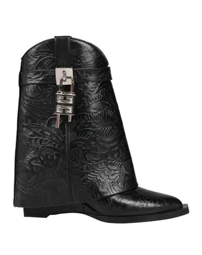 Givenchy Woman Boot Black Size 7 Calfskin