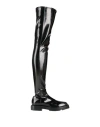 Givenchy Black Patent Leather Thigh-high Boots In Black