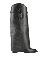 Givenchy Woman Boot Charcoal Size 8 Bull Skin In Grey