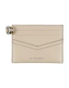 Givenchy Woman Cardholder Beige Size - Calfskin In Neutral