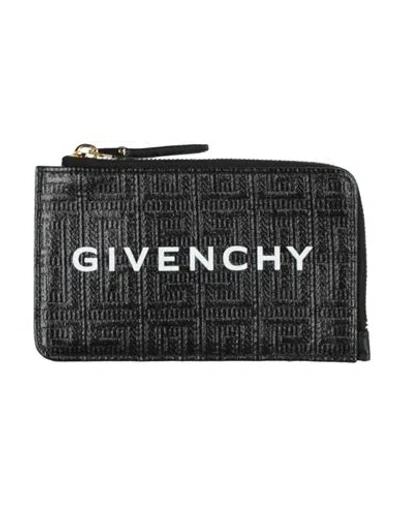 Givenchy Woman Cardholder Black Size - Lambskin