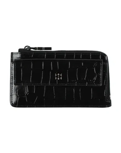 Givenchy Woman Cardholder Black Size - Lambskin