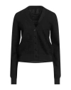 Givenchy Woman Cardigan Black Size L Viscose, Polyamide In Black