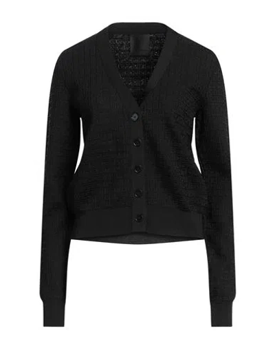 Givenchy Woman Cardigan Black Size L Viscose, Polyamide