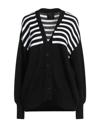 GIVENCHY GIVENCHY WOMAN CARDIGAN BLACK SIZE S VISCOSE, WOOL, COTTON
