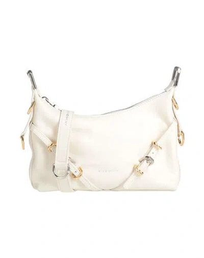 Givenchy Woman Cross-body Bag Ivory Size - Calfskin In White