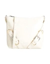Givenchy Small Voyou Buckle Shoulder Bag In Leather In White
