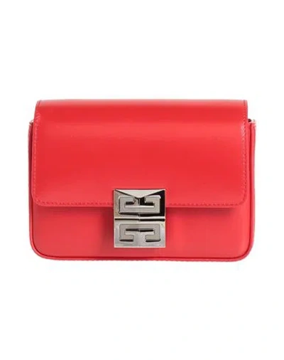 Givenchy Woman Cross-body Bag Red Size - Calfskin