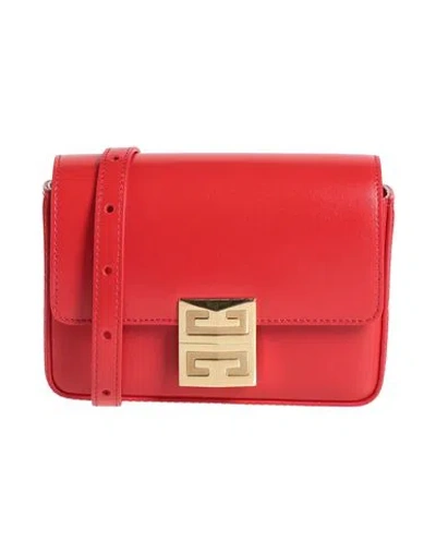 Givenchy Woman Cross-body Bag Red Size - Cow Leather