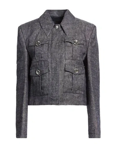 Givenchy Short Denim Jacket With 4 Pockets In Blue