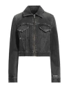 Givenchy Cropped Denim Jacket In Grey