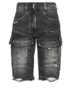 Givenchy Woman Denim Shorts Black Size 27 Cotton In Black