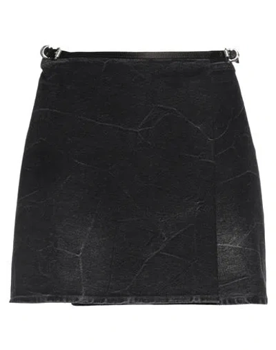 Givenchy Woman Denim Skirt Black Size 6 Cotton