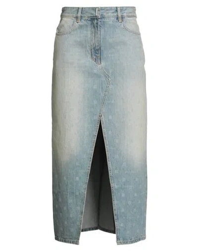 Givenchy Woman Denim Skirt Blue Size 10 Cotton