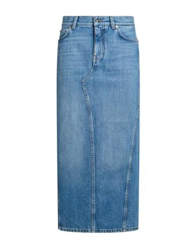 Givenchy Woman Denim Skirt Blue Size 36 Cotton