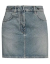 Givenchy Mini Skirt In Denim With Chain Details In Blue
