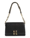 Givenchy Canvas 4g Multicarry Shoulder Bag With Embroidery In Black
