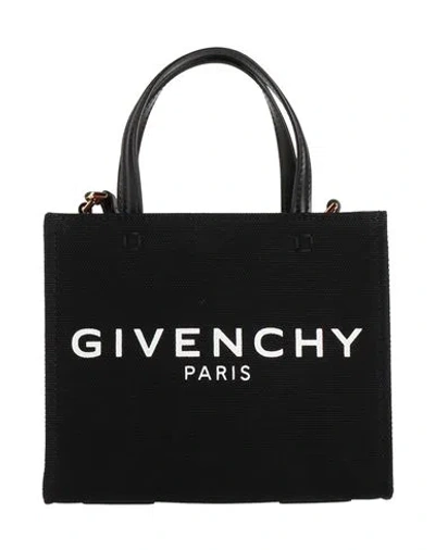 Givenchy Woman Handbag Black Size - Cotton, Linen, Polyresin