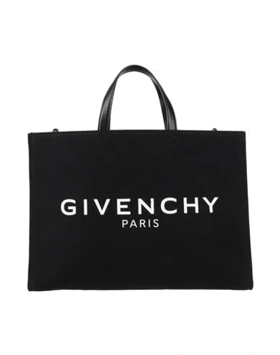 Givenchy Woman Handbag Black Size - Cotton, Linen, Polyurethane
