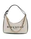 Givenchy Woman Handbag Ivory Size - Leather, Textile Fibers In White