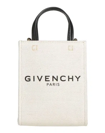 Givenchy Woman Handbag Off White Size - Cotton, Linen, Polyurethane