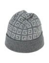 Givenchy Woman Hat Grey Size Onesize Wool, Cashmere In Grey