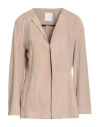 Givenchy Woman Jacket Beige Size 6 Goat Skin In Neutral