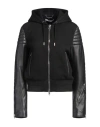Givenchy Woman Jacket Black Size 12 Viscose, Lambskin In Black