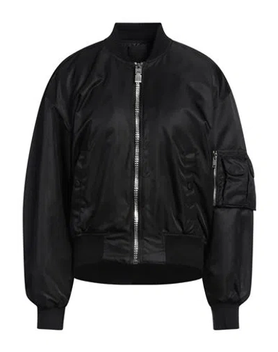 Givenchy Multi-pocket Zipped Bomber Jacket In Black