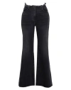 Givenchy Woman Jeans Black Size 27 Cotton In Black