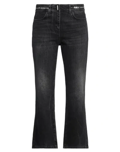 GIVENCHY GIVENCHY WOMAN JEANS BLACK SIZE 29 COTTON