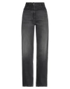Givenchy Woman Denim Pants Black Size 28 Cotton In Black