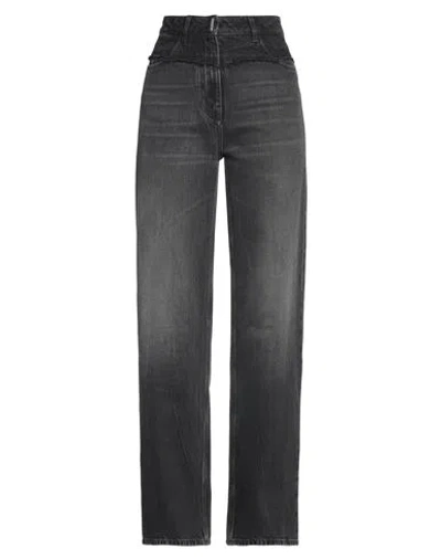 Givenchy Woman Denim Pants Black Size 28 Cotton