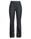 Givenchy Woman Jeans Blue Size 29 Cotton In Black