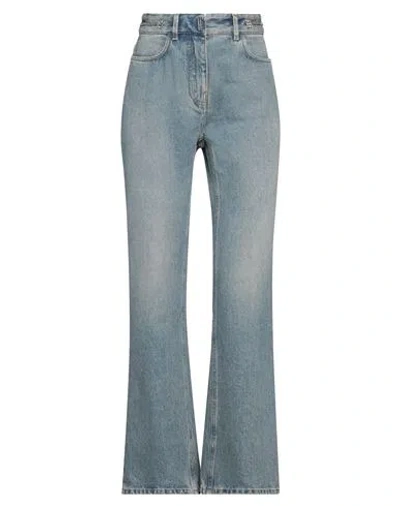 GIVENCHY GIVENCHY WOMAN JEANS BLUE SIZE 29 COTTON