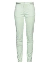 Givenchy Woman Jeans Light Green Size 28 Cotton, Elastane In Green
