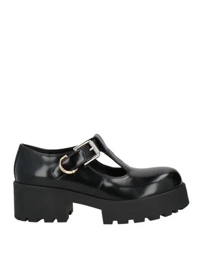 Givenchy Woman Loafers Black Size 7 Leather