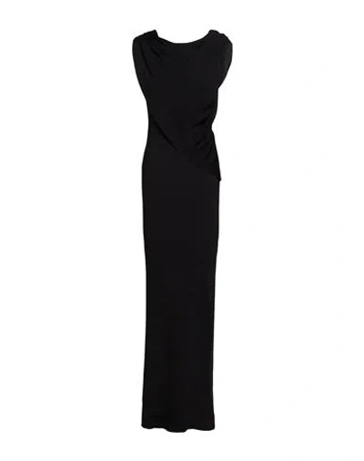 Givenchy Woman Maxi Dress Black Size M Viscose, Polyamide, Elastane
