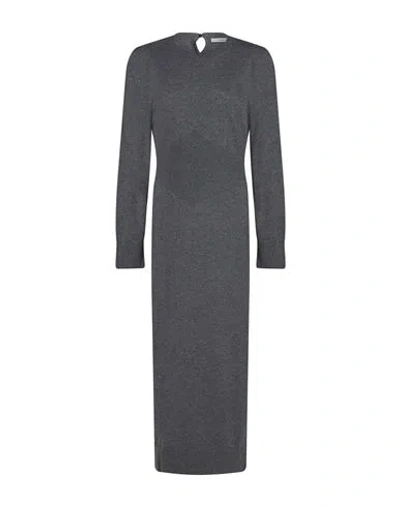 Givenchy Woman Maxi Dress Grey Size S Cashmere In Gray