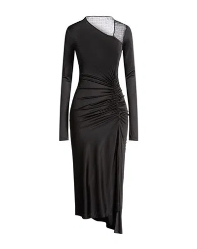 Givenchy Woman Midi Dress Black Size 4 Viscose, Polyamide, Elastane