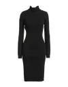 Givenchy Woman Midi Dress Black Size S Wool, Viscose, Cashmere, Polyamide, Elastane