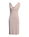 Givenchy Woman Midi Dress Blush Size L Viscose, Polyester In Pink
