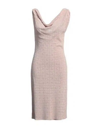 Givenchy Woman Midi Dress Blush Size L Viscose, Polyester In Pink