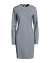 Givenchy Woman Midi Dress Slate Blue Size M Viscose, Polyamide, Elastane