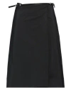 Givenchy Rebellious Wrap Skirt With Belted Waist In Black