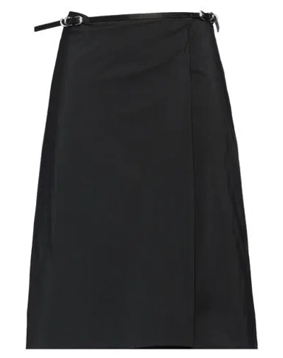 Givenchy Woman Midi Skirt Black Size 8 Polyester, Cotton