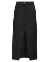 Givenchy Long Skirt With Front Split In Black