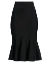 Givenchy Woman Midi Skirt Black Size L Viscose, Polyamide, Elastane In Black