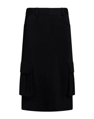 Givenchy Woman Midi Skirt Black Size S Viscose, Polyamide, Elastane