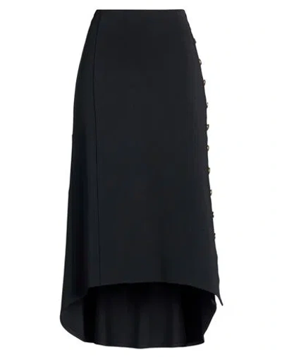 Givenchy Woman Midi Skirt Black Size S Viscose, Polyamide, Polyester, Elastane